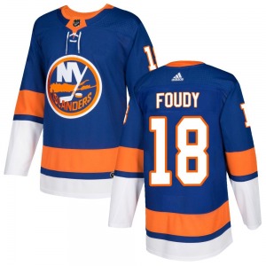 Youth Authentic New York Islanders Liam Foudy Royal Home Official Adidas Jersey