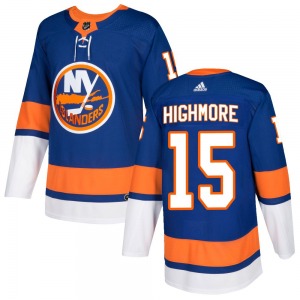 Youth Authentic New York Islanders Matthew Highmore Royal Home Official Adidas Jersey