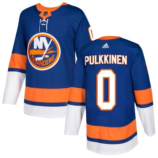 Youth Authentic New York Islanders Jesse Pulkkinen Royal Home Official Adidas Jersey