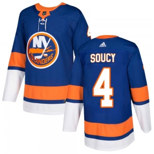 Youth Authentic New York Islanders Carson Soucy Royal Home Official Adidas Jersey