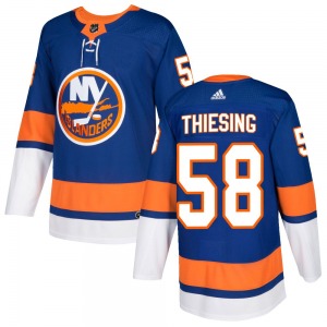 Youth Authentic New York Islanders Camden Thiesing Royal Home Official Adidas Jersey