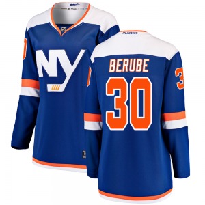 Women's Breakaway New York Islanders Jean-Francois Berube Blue Alternate Official Fanatics Branded Jersey