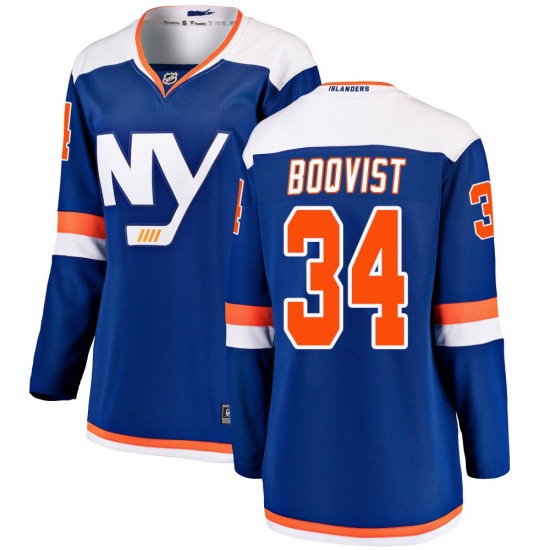 Women's Breakaway New York Islanders Adam Boqvist Blue Alternate Official Fanatics Branded Jersey