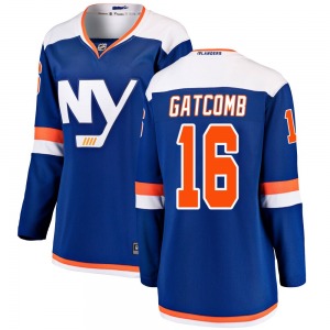 Women's Breakaway New York Islanders Marc Gatcomb Blue Alternate Official Fanatics Branded Jersey