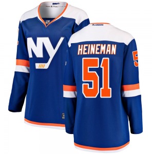 Women's Breakaway New York Islanders Emil Heineman Blue Alternate Official Fanatics Branded Jersey