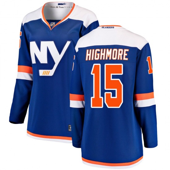 Women's Breakaway New York Islanders Matthew Highmore Blue Alternate Official Fanatics Branded Jersey