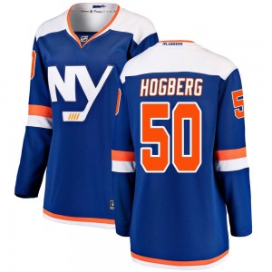 Women's Breakaway New York Islanders Marcus Hogberg Blue Alternate Official Fanatics Branded Jersey