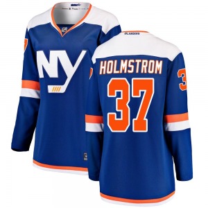 Women's Breakaway New York Islanders Simon Holmstrom Blue Alternate Official Fanatics Branded Jersey