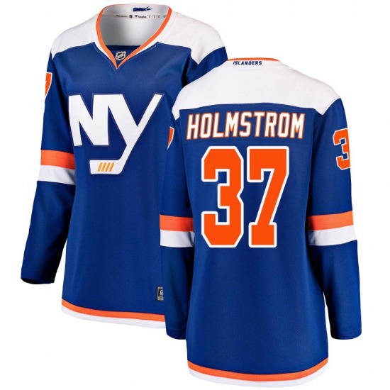 Women's Breakaway New York Islanders Simon Holmstrom Blue Alternate Official Fanatics Branded Jersey