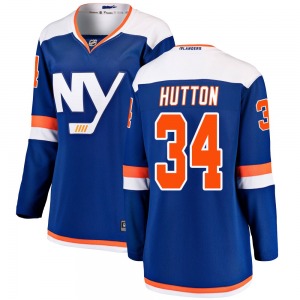 Women's Breakaway New York Islanders Grant Hutton Blue Alternate Official Fanatics Branded Jersey