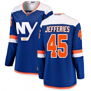 Women's Breakaway New York Islanders Alex Jefferies Blue Alternate Official Fanatics Branded Jersey