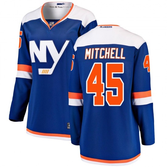Women's Breakaway New York Islanders Travis Mitchell Blue Alternate Official Fanatics Branded Jersey