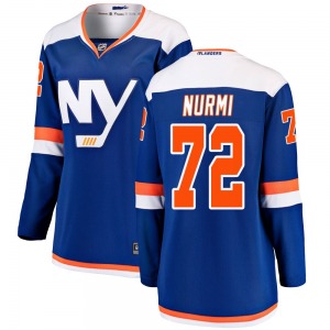 Women's Breakaway New York Islanders Jesse Nurmi Blue Alternate Official Fanatics Branded Jersey