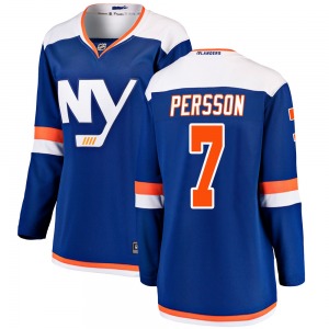Women's Breakaway New York Islanders Stefan Persson Blue Alternate Official Fanatics Branded Jersey