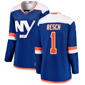 Women's Breakaway New York Islanders Glenn Resch Blue Alternate Official Fanatics Branded Jersey