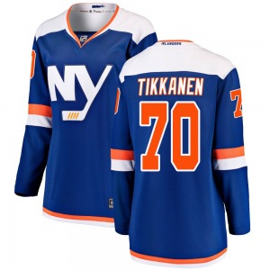 Women's Breakaway New York Islanders Henrik Tikkanen Blue Alternate Official Fanatics Branded Jersey