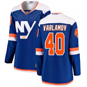 Women's Breakaway New York Islanders Semyon Varlamov Blue Alternate Official Fanatics Branded Jersey