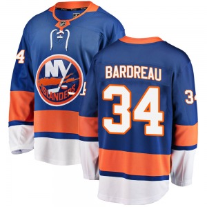 Adult Breakaway New York Islanders Cole Bardreau Blue Home Official Fanatics Branded Jersey