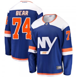 Adult Breakaway New York Islanders Ethan Bear Blue Alternate Official Fanatics Branded Jersey