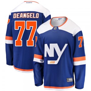 Adult Breakaway New York Islanders Tony DeAngelo Blue Alternate Official Fanatics Branded Jersey