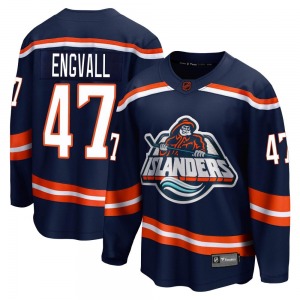 Youth Breakaway New York Islanders Pierre Engvall Navy Special Edition 2.0 Official Fanatics Branded Jersey