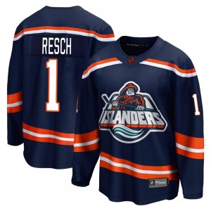 Youth Breakaway New York Islanders Glenn Resch Navy Special Edition 2.0 Official Fanatics Branded Jersey