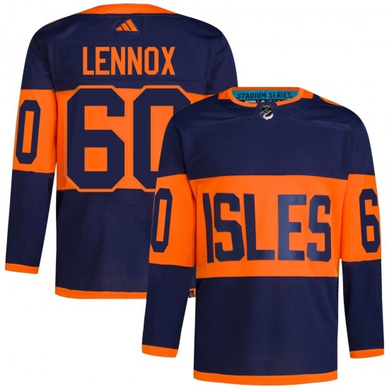 Adult Authentic New York Islanders Tristan Lennox Navy 2024 Stadium Series Primegreen Official Adidas Jersey