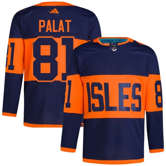 Adult Authentic New York Islanders Ondrej Palat Navy 2024 Stadium Series Primegreen Official Adidas Jersey