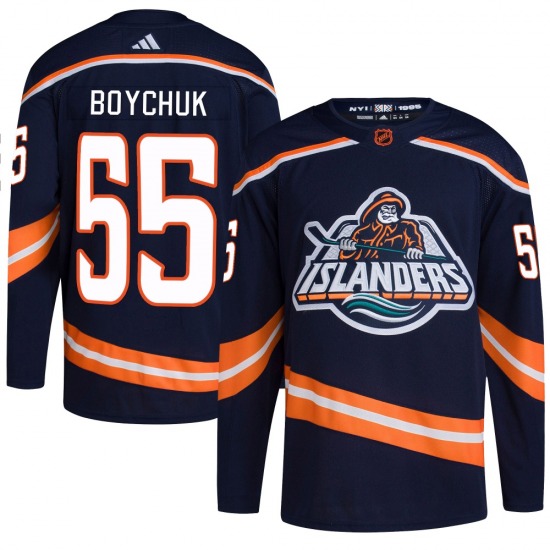 Youth Authentic New York Islanders Johnny Boychuk Navy Reverse Retro 2.0 Official Adidas Jersey