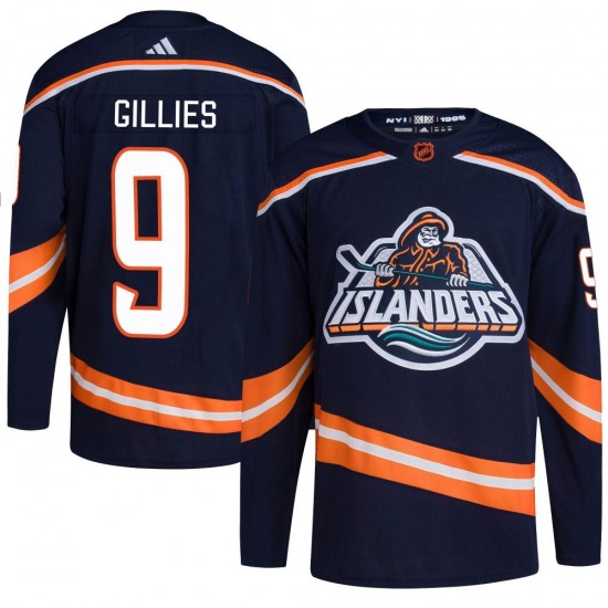 Youth Authentic New York Islanders Clark Gillies Navy Reverse Retro 2.0 Official Adidas Jersey