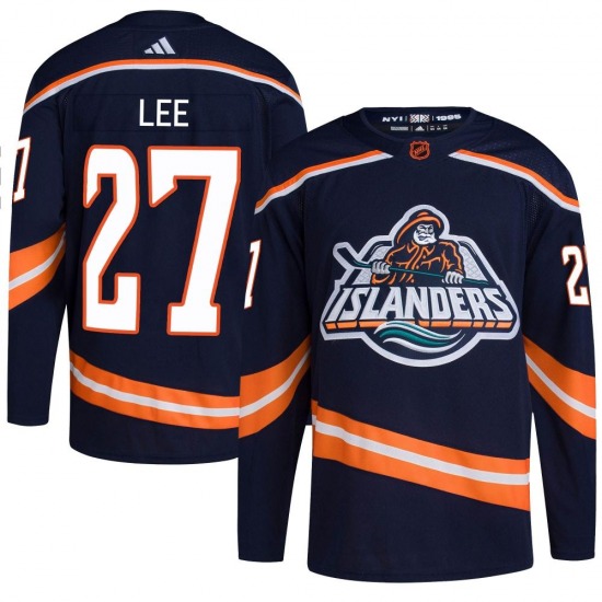 Youth Authentic New York Islanders Anders Lee Navy Reverse Retro 2.0 Official Adidas Jersey