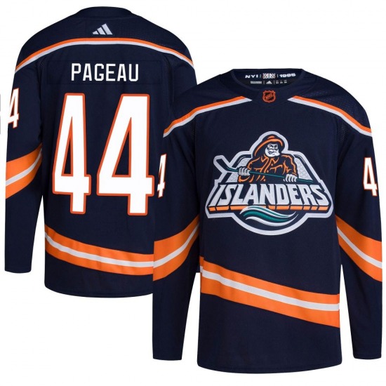 Youth Authentic New York Islanders Jean-Gabriel Pageau Navy Reverse Retro 2.0 Official Adidas Jersey