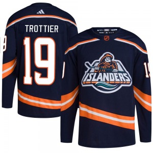 Youth Authentic New York Islanders Bryan Trottier Navy Reverse Retro 2.0 Official Adidas Jersey