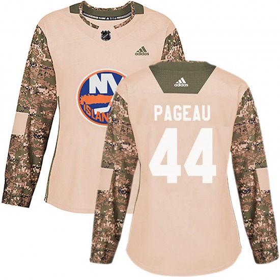 Women's Authentic New York Islanders Jean-Gabriel Pageau Camo ized Veterans Day Practice Official Adidas Jersey