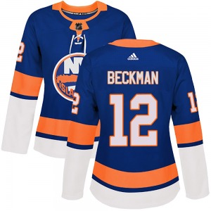 Women's Authentic New York Islanders Adam Beckman Royal Home Official Adidas Jersey