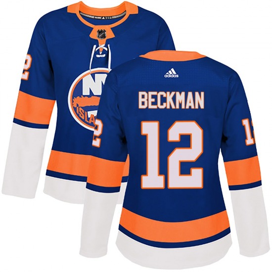 Women's Authentic New York Islanders Adam Beckman Royal Home Official Adidas Jersey