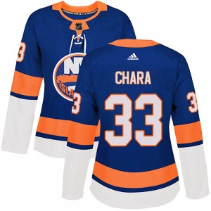 Women's Authentic New York Islanders Zdeno Chara Royal Home Official Adidas Jersey