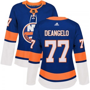 Women's Authentic New York Islanders Tony DeAngelo Royal Home Official Adidas Jersey