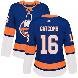 Women's Authentic New York Islanders Marc Gatcomb Royal Home Official Adidas Jersey