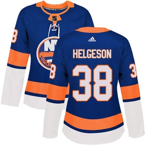 Women's Authentic New York Islanders Seth Helgeson Royal Home Official Adidas Jersey