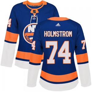 Women's Authentic New York Islanders Simon Holmstrom Royal Home Official Adidas Jersey