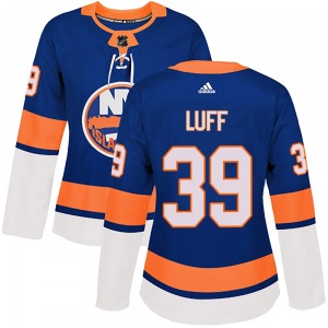 Women's Authentic New York Islanders Matt Luff Royal Home Official Adidas Jersey