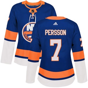 Women's Authentic New York Islanders Stefan Persson Royal Home Official Adidas Jersey