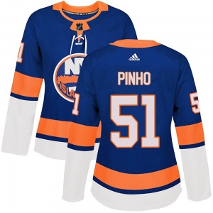 Women's Authentic New York Islanders Brian Pinho Royal Home Official Adidas Jersey