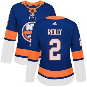 Women's Authentic New York Islanders Mike Reilly Royal Home Official Adidas Jersey