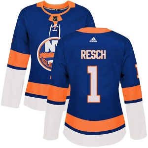 Women's Authentic New York Islanders Glenn Resch Royal Home Official Adidas Jersey