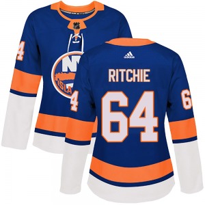 Women's Authentic New York Islanders Calum Ritchie Royal Home Official Adidas Jersey