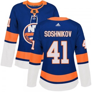 Women's Authentic New York Islanders Nikita Soshnikov Royal Home Official Adidas Jersey