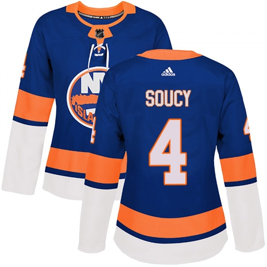 Women's Authentic New York Islanders Carson Soucy Royal Home Official Adidas Jersey