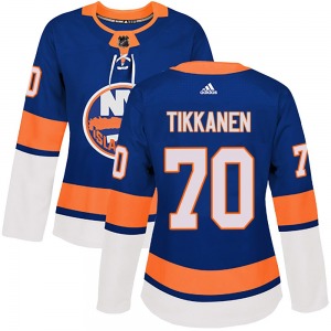 Women's Authentic New York Islanders Henrik Tikkanen Royal Home Official Adidas Jersey